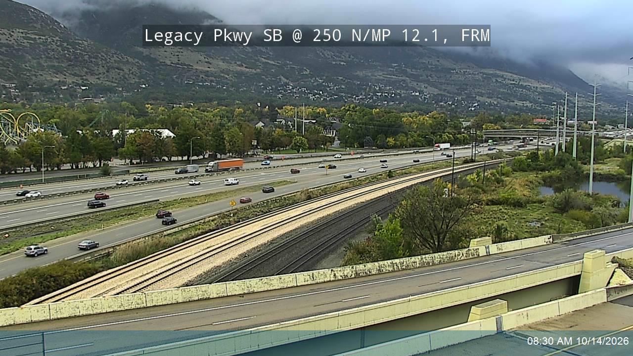 Legacy Pkwy / SR-67 SB @ 250 N / US-89 / MP 12.1, FRM live camera view