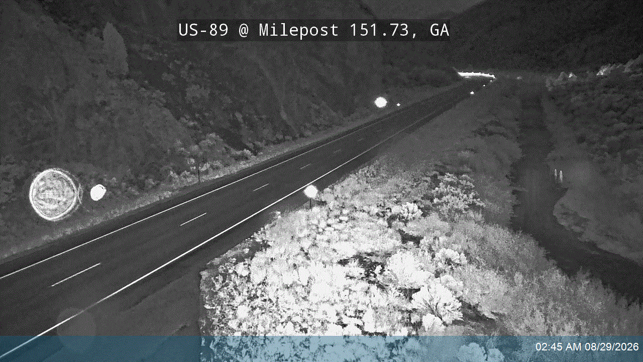 US-89 @ Milepost 151.73, GA live camera view