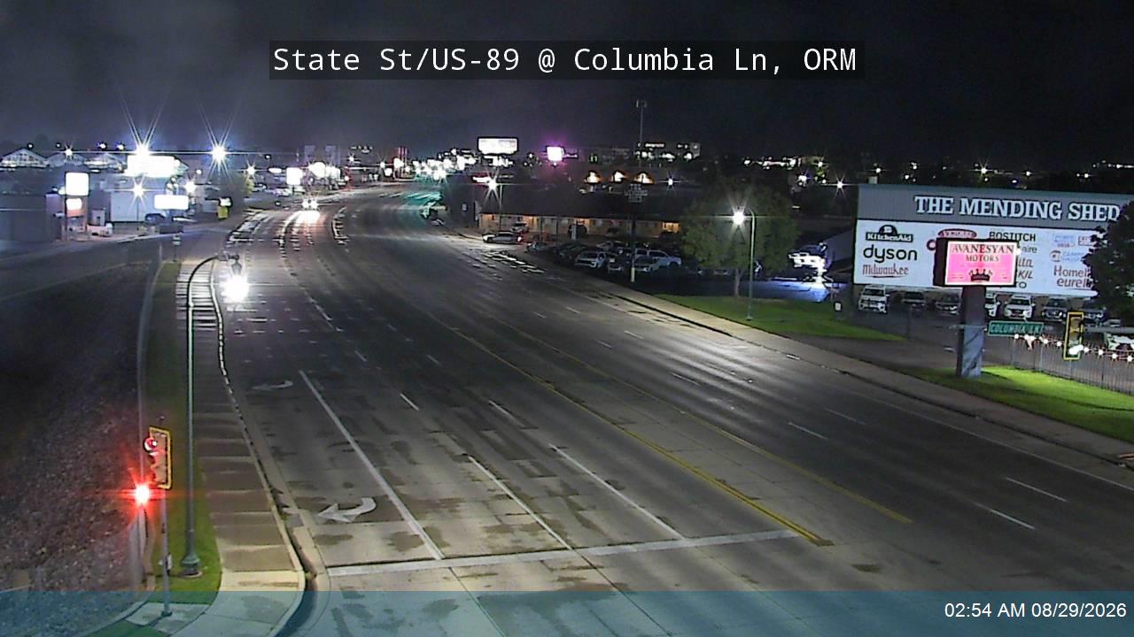 State St / US-89 @ Columbia Ln, ORM live camera view