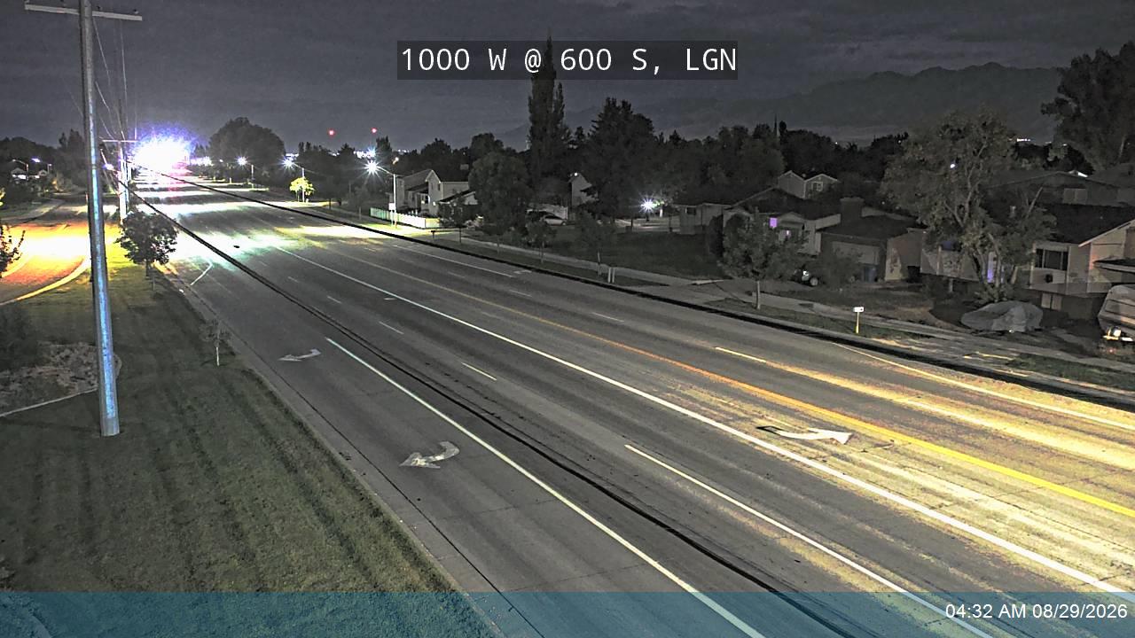 1000 W / SR-252 @ 600 S / Mendon Rd, LGN live camera view