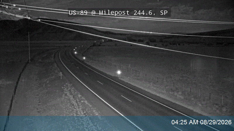 US-89 @ Milepost 244.6, SP live camera view