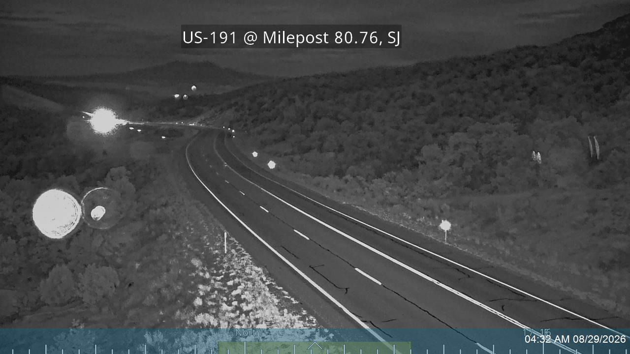 US-191 @ Milepost 80.76, SJ live camera view