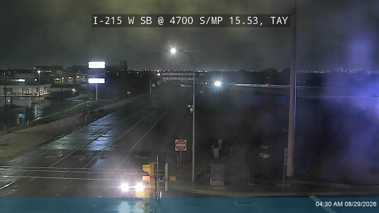 I-215 W SB @ 4700 S / SR-266 / MP 15.53, TAY live camera view