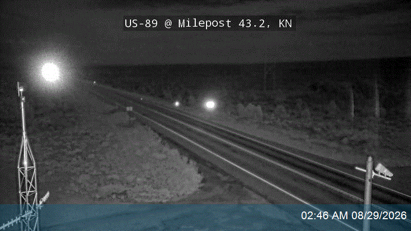 US-89 @ Milepost 43.2, KN live camera view
