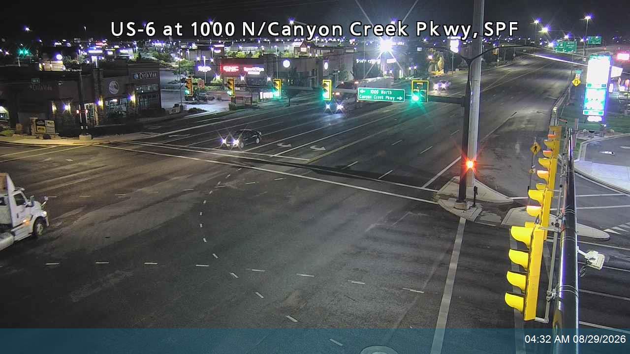 US-6 @ 1000 N / Canyon Creek Pkwy, SPF live camera view