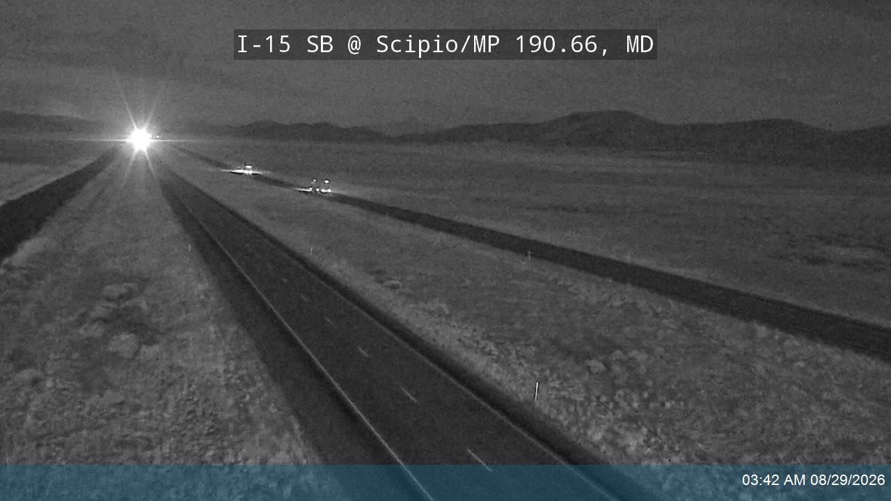 I-15 SB @ Scipio / MP 190.66, MD live camera view