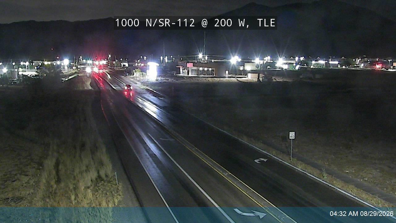 1000 N / SR-112 @ 200 W, TLE live camera view