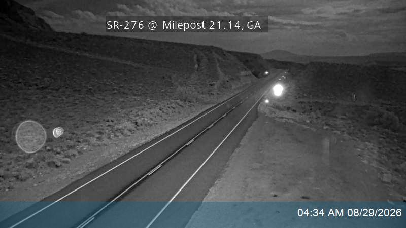 SR-276 SB @ Milepost 21.14, GA live camera view