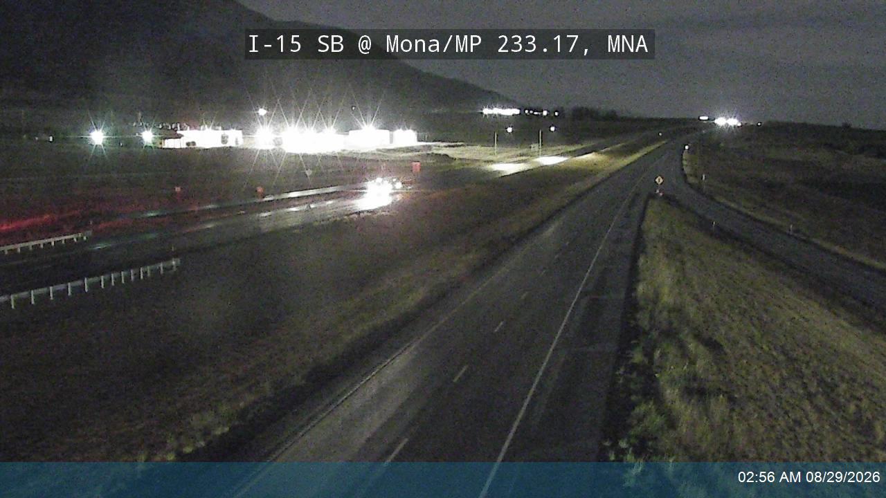 I-15 SB @ Mona / SR-54 / MP 233.17, MNA live camera view