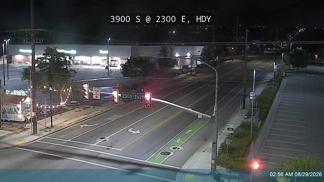 3900 S @ 2300 E, HDY live camera view
