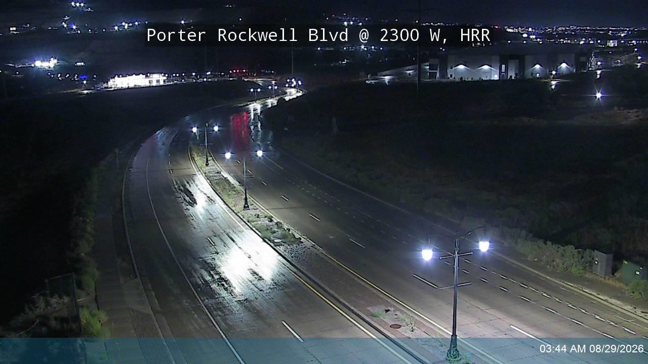 Porter Rockwell Blvd @ 2300 W, HRR live camera view