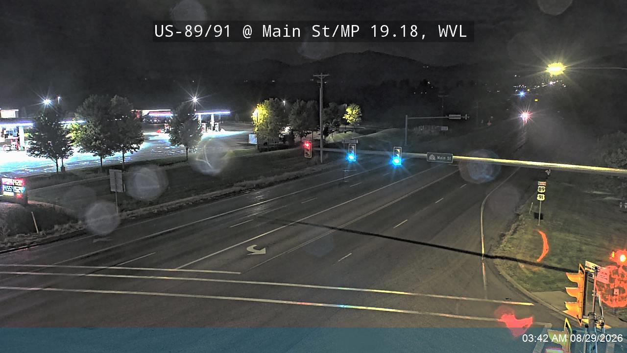 US-89/91 @ Main St / SR-101 / MP 19.18, WVL live camera view
