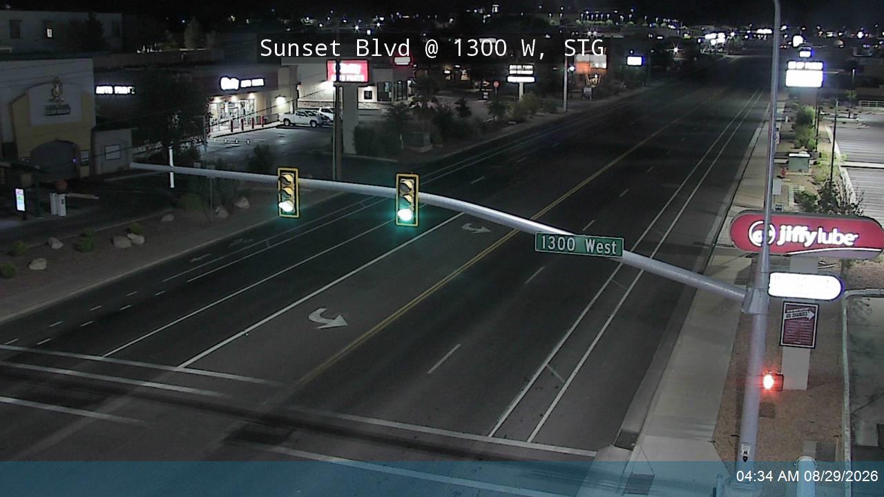Sunset Blvd / SR-8 @ 1300 W, STG live camera view