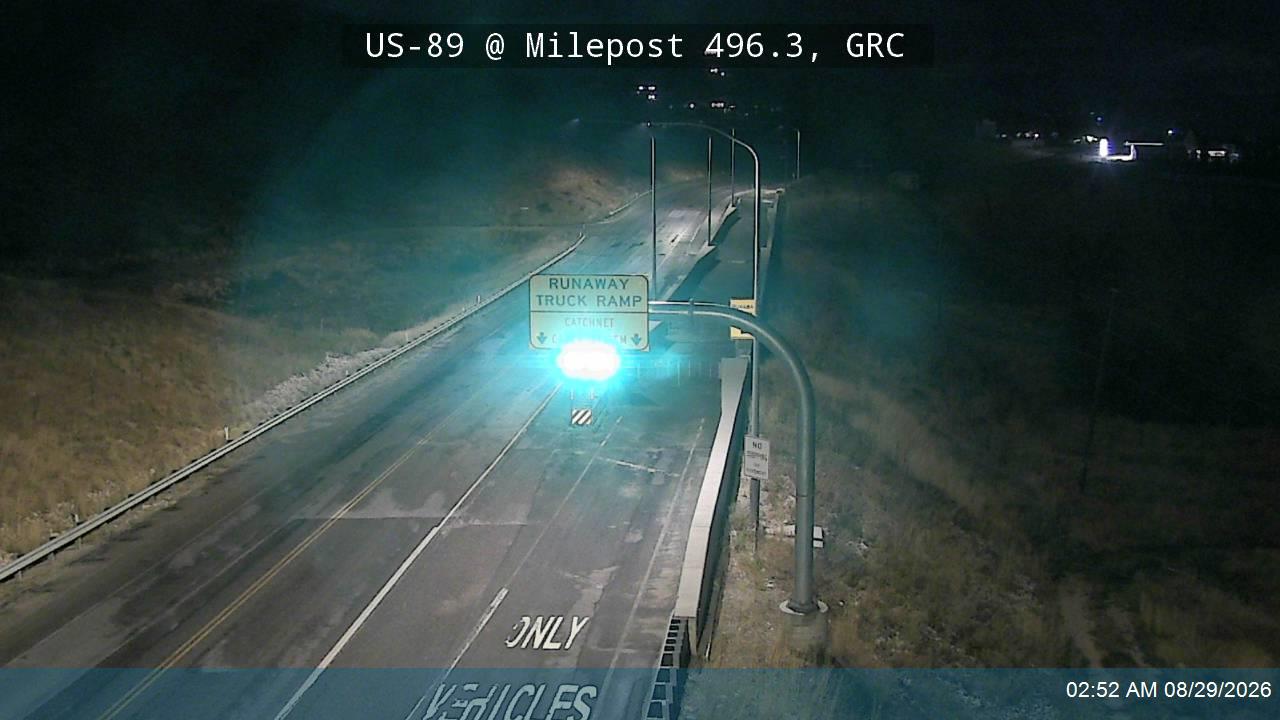 US-89 @ Milepost 496.3, GRC live camera view