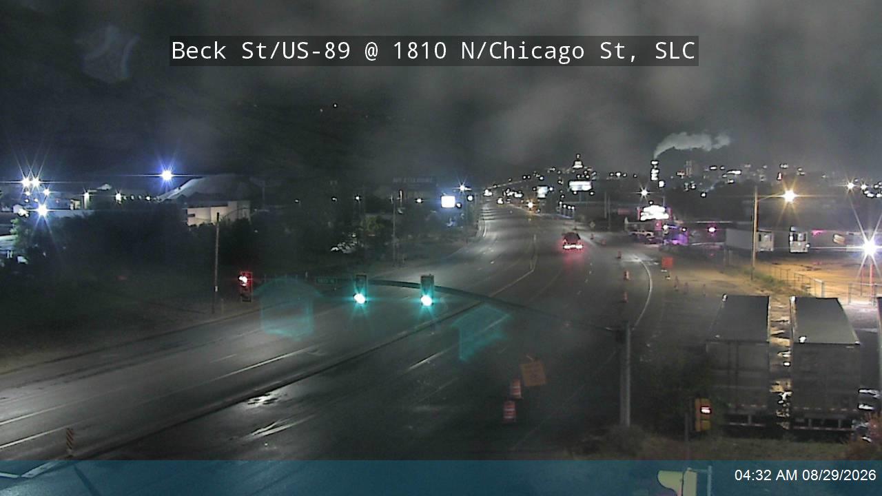 Beck St / US-89 @ 1810 N / Chicago St, SLC live camera view