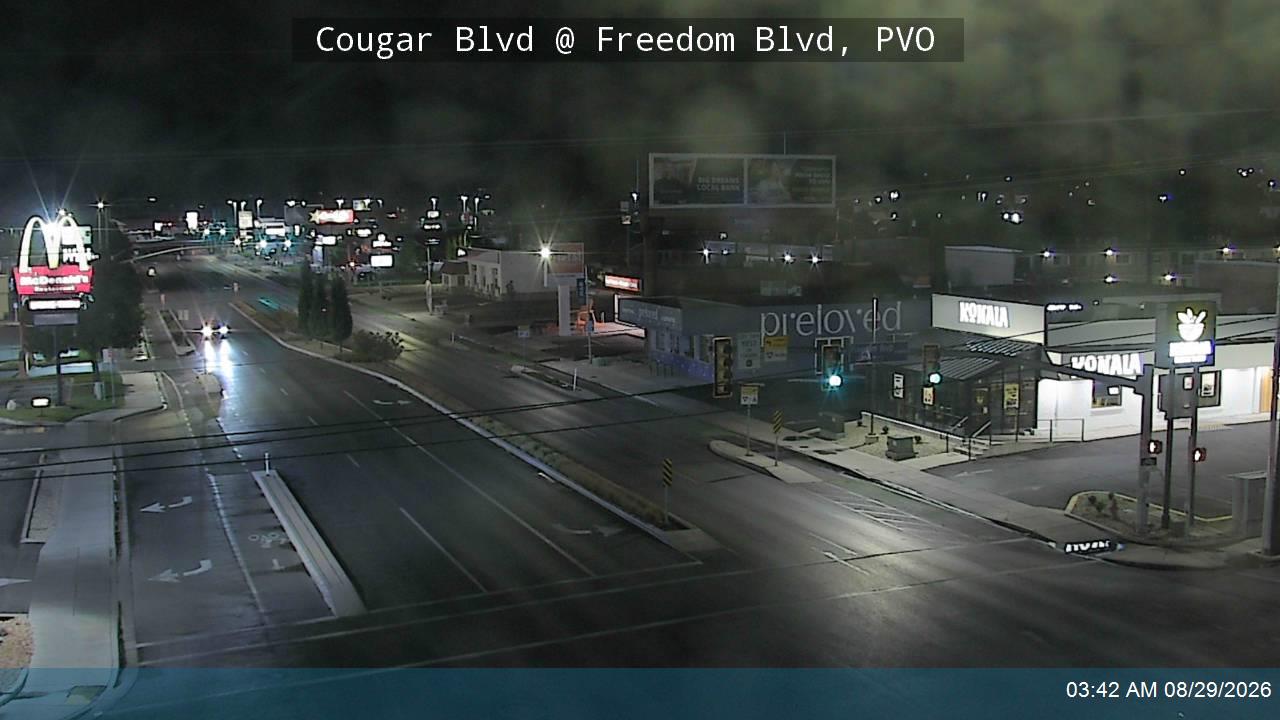 Cougar Blvd / 1230 N @ Freedom Blvd / 200 W, PVO live camera view