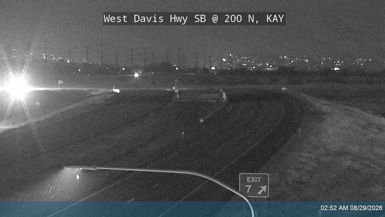 West Davis Hwy / SR-177 SB @ 200 N / MP 7.89, KAY live camera view