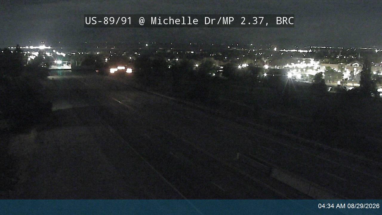 US-89/91 / 1100 S @ Michelle Dr / MP 2.26, BRC live camera view