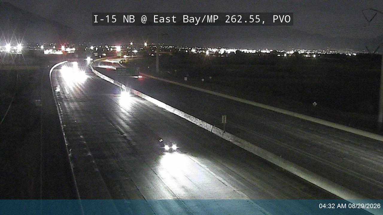 I-15 NB @ East Bay / MP 262.55, PVO live camera view