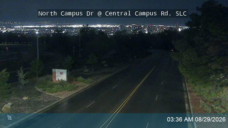 North Campus Dr / SR-282 @ Central Campus Rd, SLC live camera view