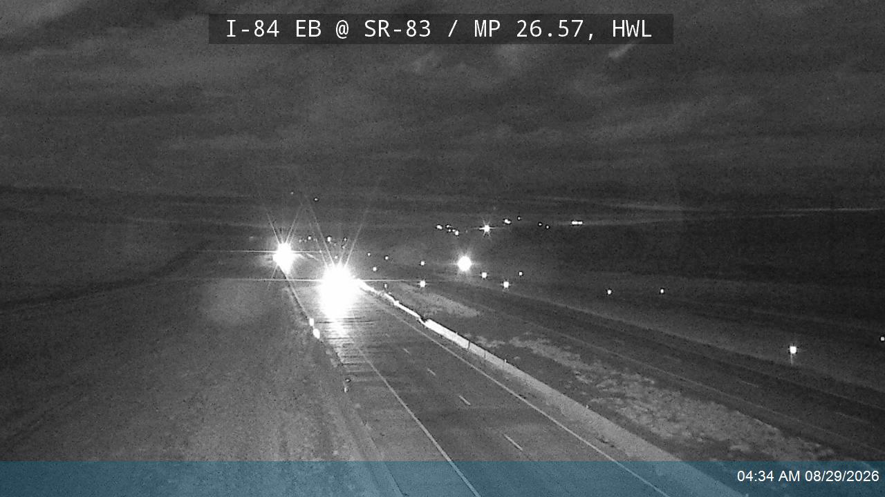 I-84 EB @ SR-83 / MP 26.57, HWL live camera view
