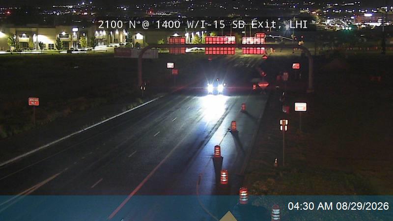 2100 N / SR-194 EB @ 1400 W / I-15 SB Exit, LHI live camera view