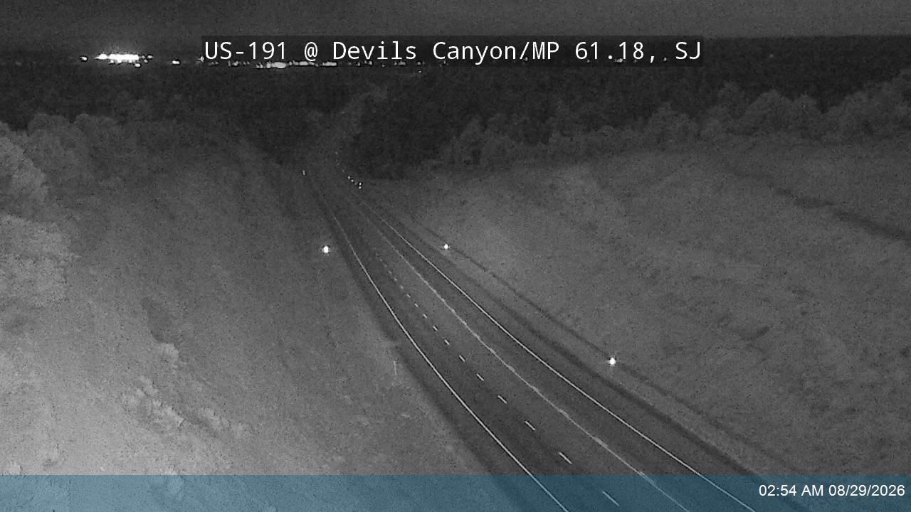 US-191 NB @ Devils Canyon / MP 61.18, SJ live camera view
