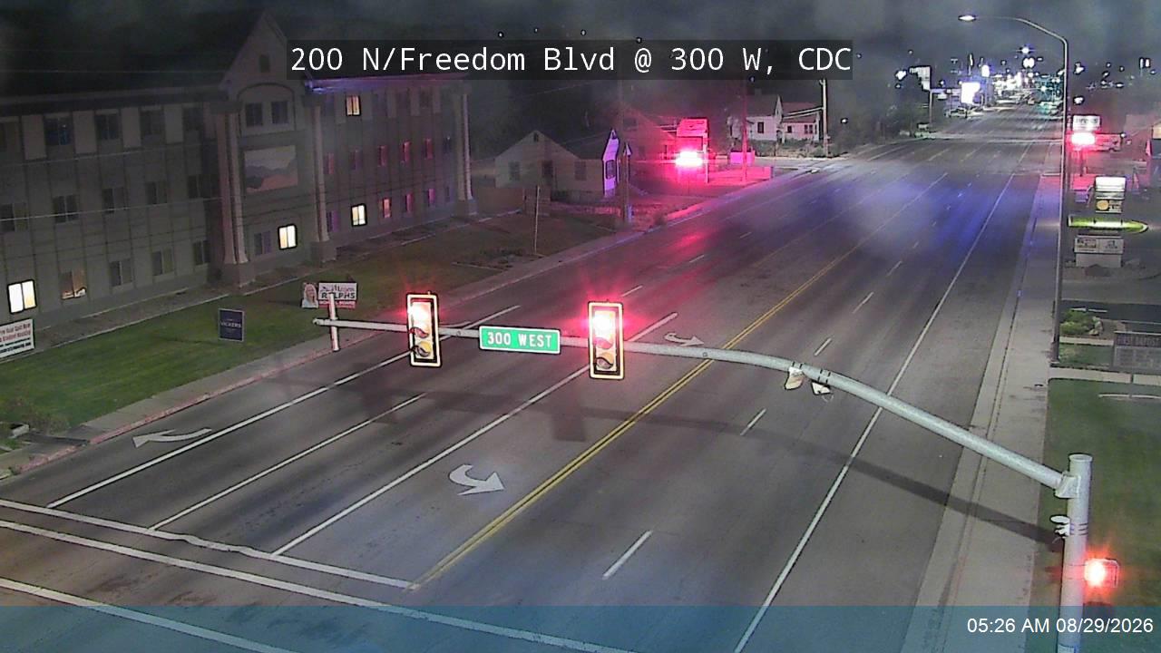 200 N / Freedom Blvd / SR-56 @ 300 W, CDC live camera view