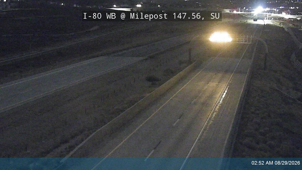 I-80 WB @ Milepost 147.56, SU live camera view