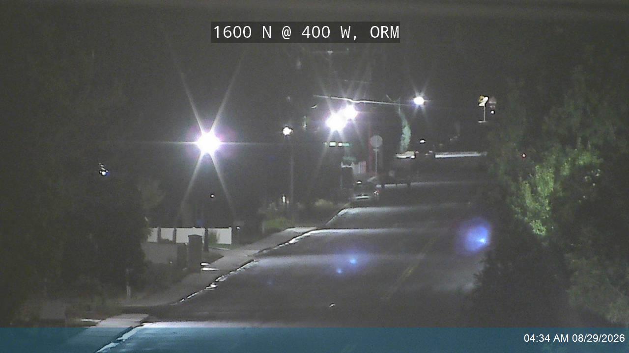 1600 N @ 400 W, ORM live camera view