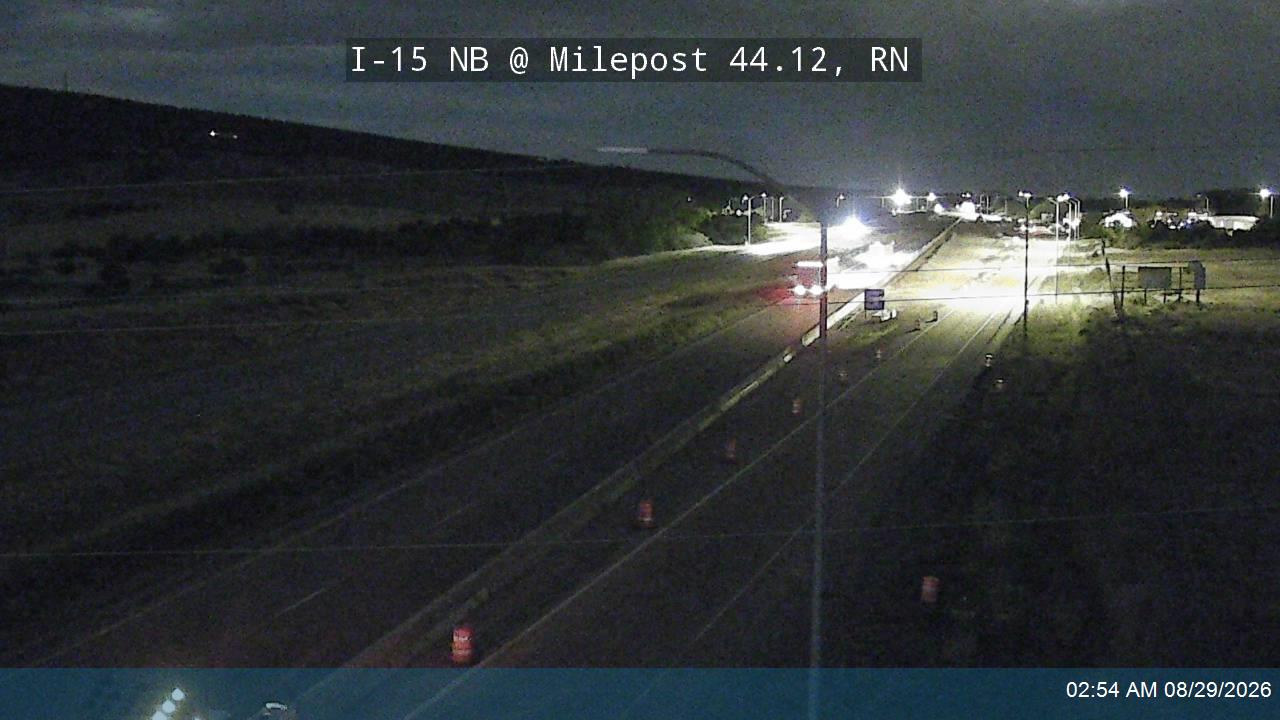 I-15 NB @ Milepost 44.12, RN live camera view