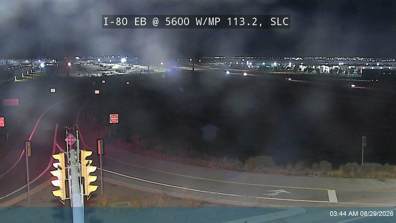 I-80 EB @ 5600 W / SR-172 / MP 113.2, SLC live camera view