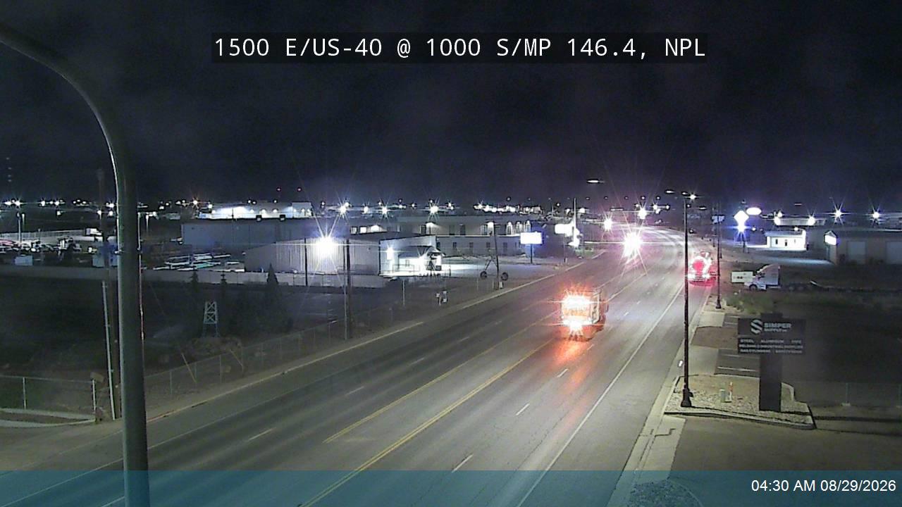 1500 E / US-40 @ 1000 S / MP 146.4, NPL live camera view