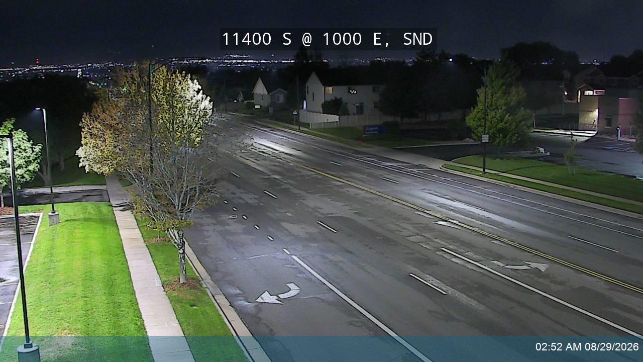 11400 S @ 1000 E, SND live camera view