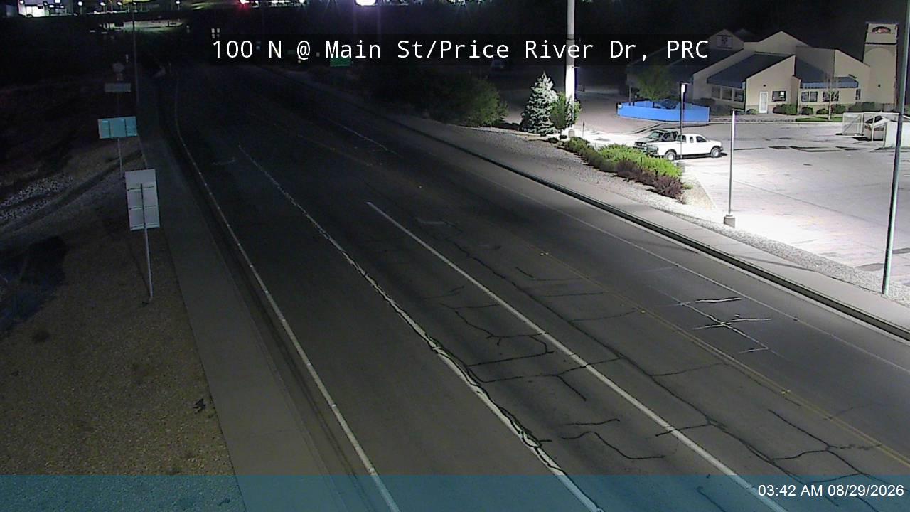 100 N / SR-55 @ Main St / Price River Dr, PRC live camera view