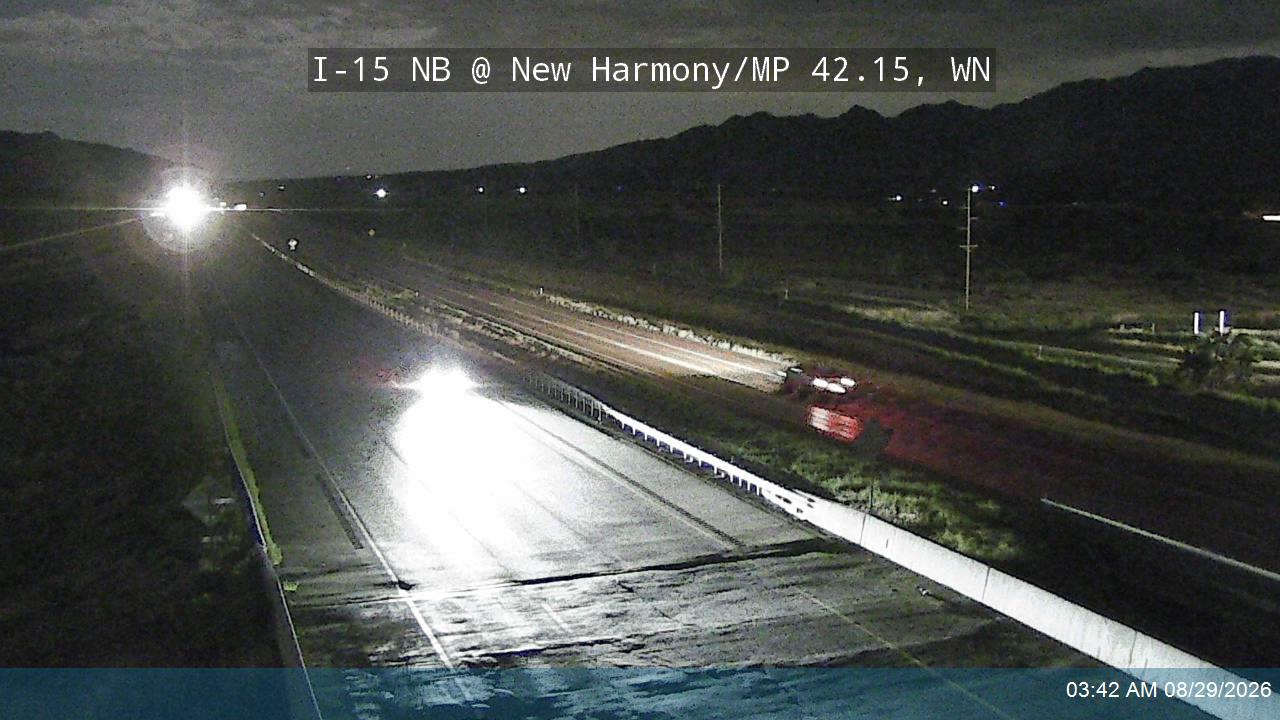 I-15 NB @ New Harmony / MP 42.15, WN live camera view