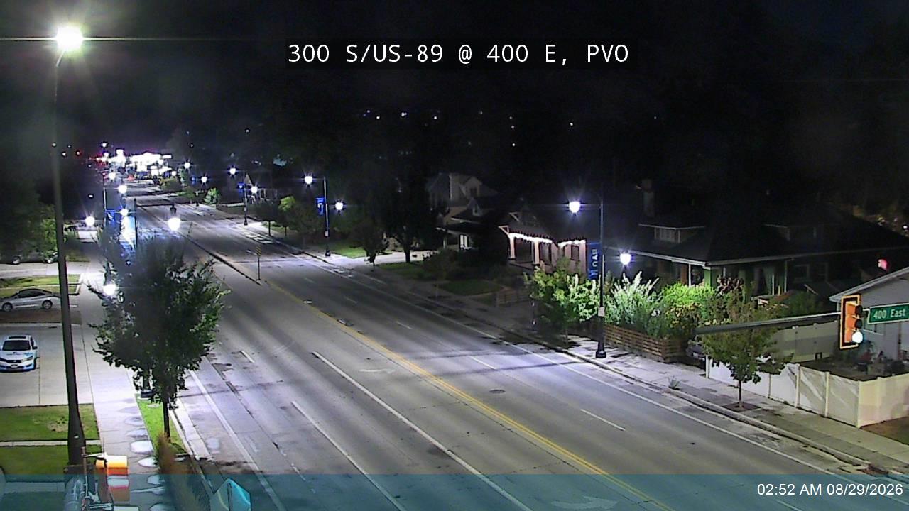 300 S / US-89 @ 400 E, PVO live camera view