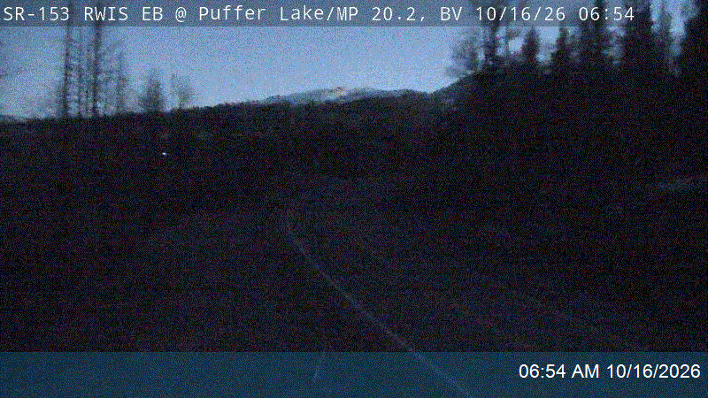 SR-153 RWIS EB @ Puffer Lake / MP 20.24, BV - live traffic camera