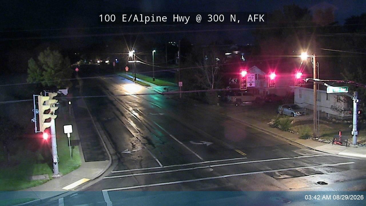 100 E / Alpine Hwy / SR-74 @ 300 N, AFK live camera view