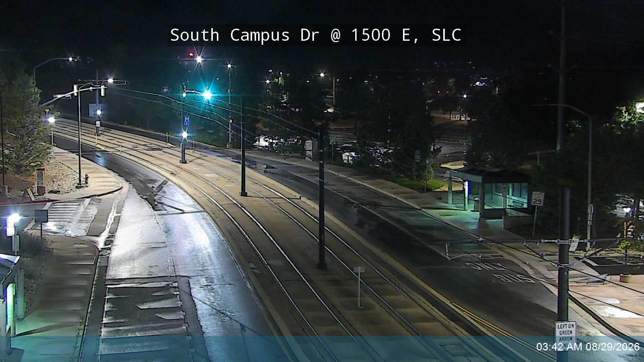 South Campus Dr / SR-282 @ 1500 E, SLC live camera view