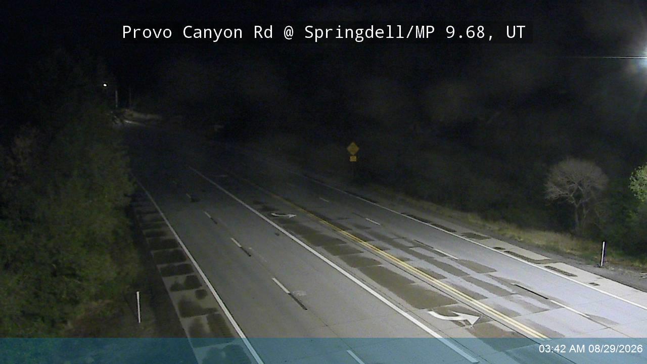 Provo Canyon Rd / US-189 @ Springdell / MP 9.68, UT live camera view