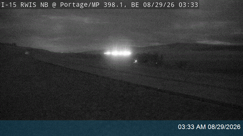 I-15 RWIS NB @ Portage / MP 398.06, BE live camera view
