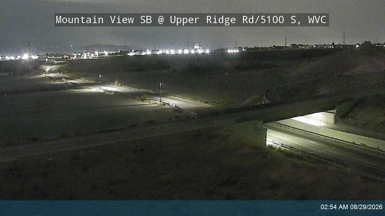 Mountain View / SR-85 SB @ Upper Ridge Rd / 5100 S, WVC live camera view