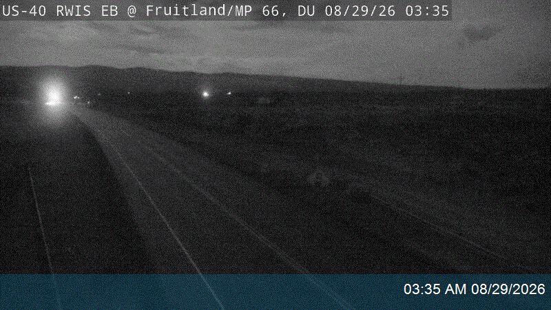 US-40 RWIS EB @ Fruitland / MP 66, DU live camera view