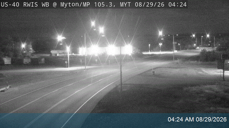 US-40 RWIS WB @ Myton / MP 105.3, MYT live camera view