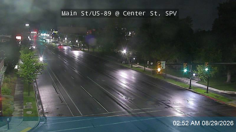 Main St / US-89 @ Center St, SPV live camera view