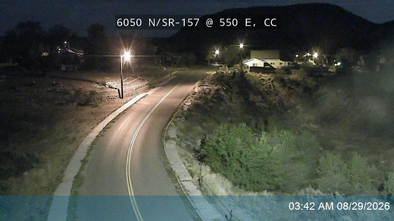 6050 N / SR-157 @ 550 E / MP 4.85, CC live camera view