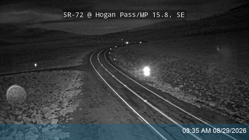 SR-72 @ Hogan Pass / MP 15.8, SE live camera view