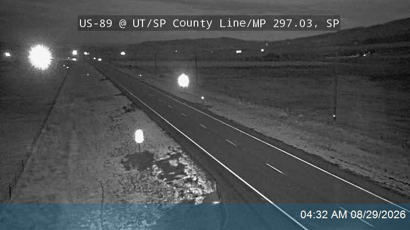 US-89 @ UT/SP County Line / MP 297.03, SP live camera view