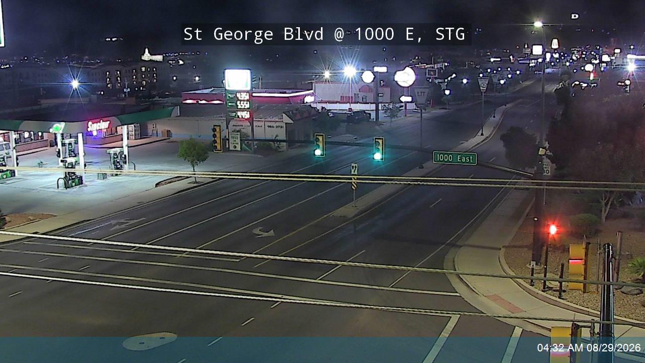 St George Blvd / SR-34 @ 1000 E, STG live camera view